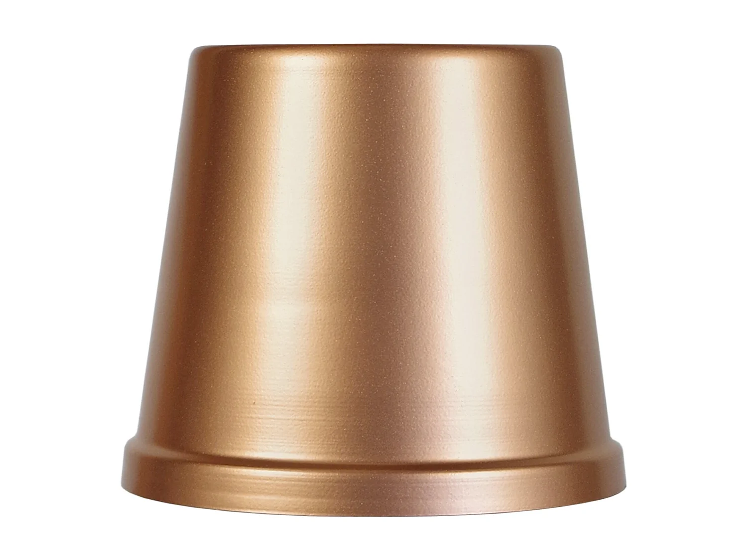 Abajur TOSEL FACTORY metal cone cobre D15 x H14  cm