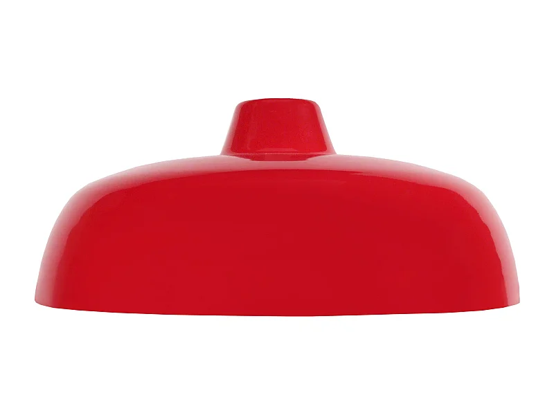Abat-jour TOSEL ,métal,Rouge ,H13,2xD30xP30cm