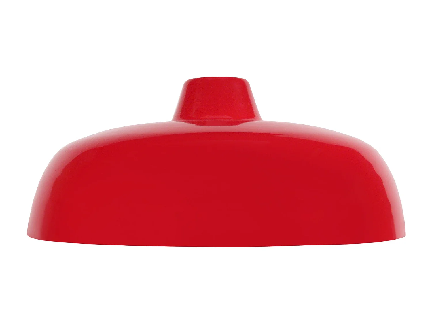 Abat-jour TOSEL ,métal,Rouge ,H13,2xD30xP30cm