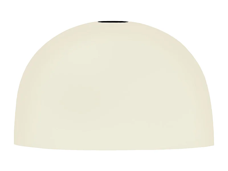 Abajur TOSEL SEQUOIA metal cúpula bege D29 x H14  cm