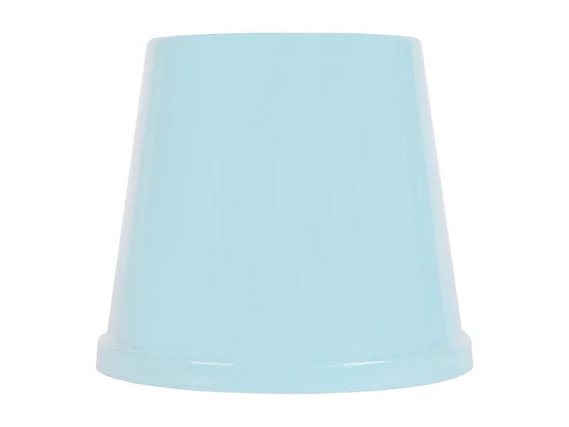 Abajur TOSEL FACTORY metal cone azul D15 x H14  cm