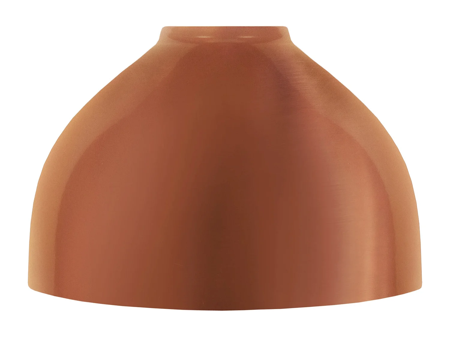 Abajur TOSEL DIANE metal cúpula cobre D23 x H15,5  cm