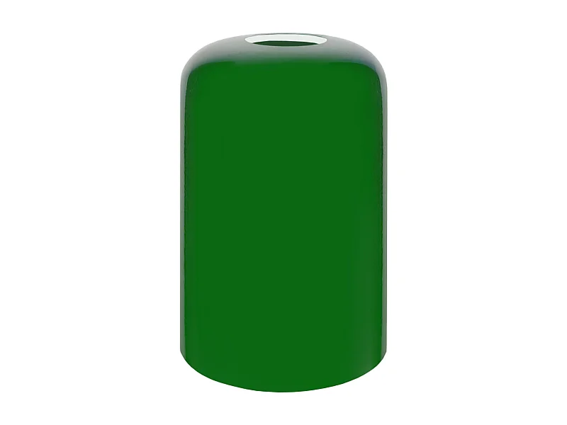 Abajur TOSEL GINKGO vidro cilindro Verde D10.3 x H17  cm