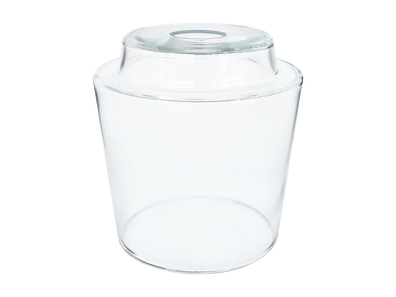 Pantalla TOSEL ,vidrio,Transparente ,A16xD15,7xP15,7cm