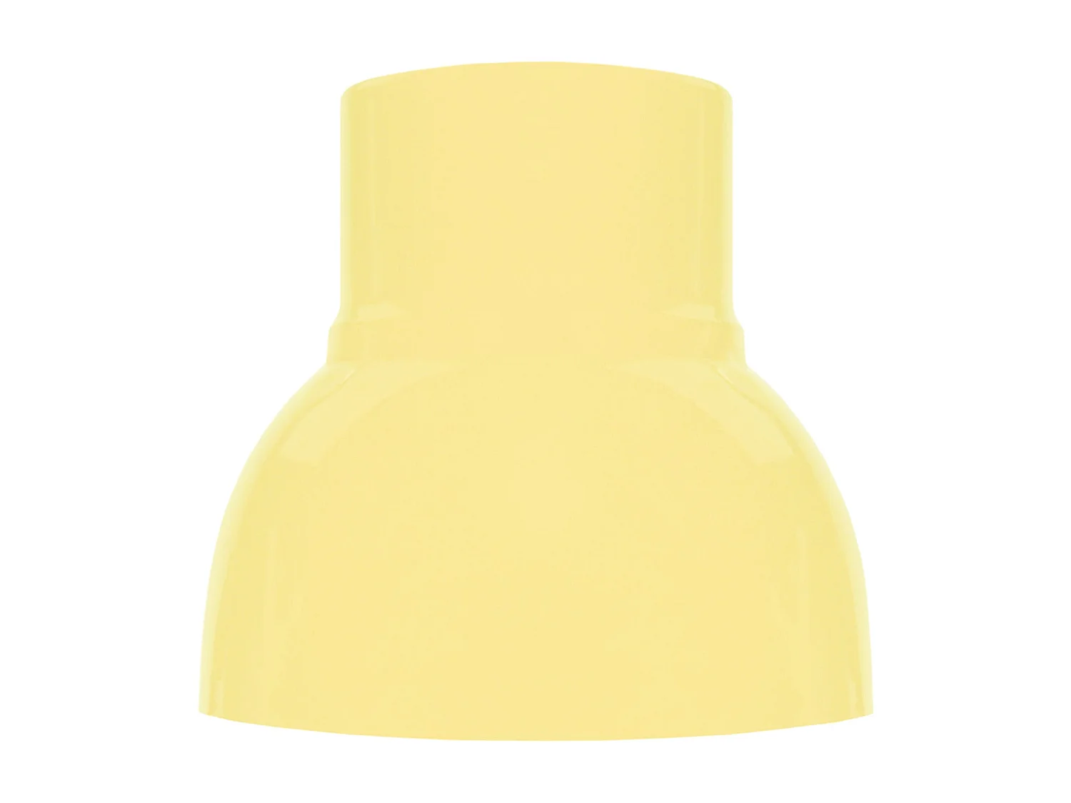 Abat-jour TOSEL ,métal,Jaune ,H24xD24,5xP24,5cm