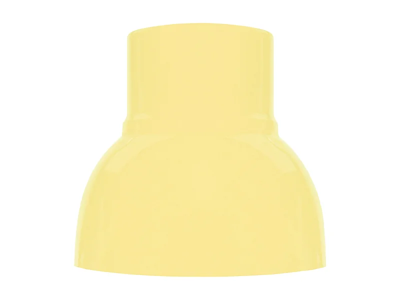 Abat-jour TOSEL ,métal,Jaune ,H24xD24,5xP24,5cm