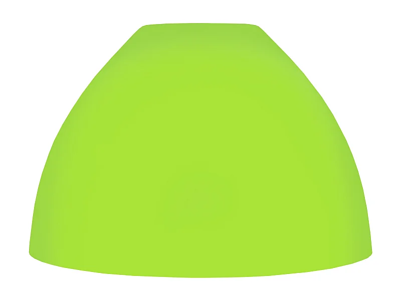 Abajur TOSEL CELICA metal cúpula Verde D21 x H14,5  cm