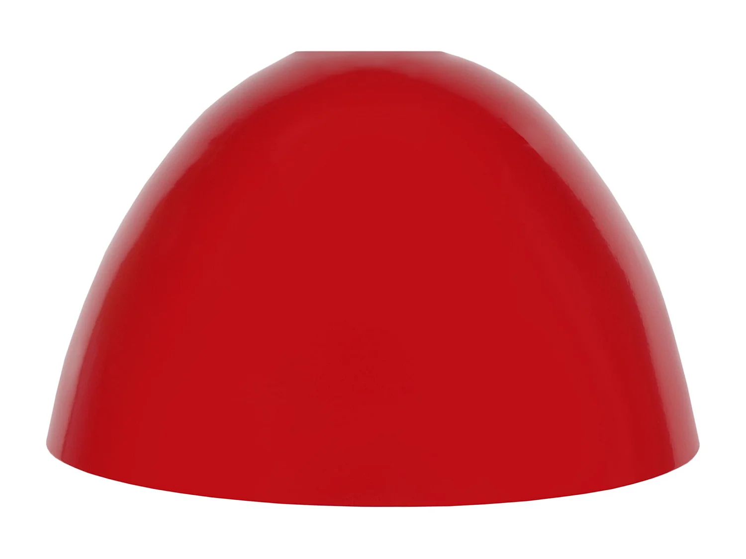 Abajur TOSEL QUOKA metal tigela vermelho D25 x H15,5  cm