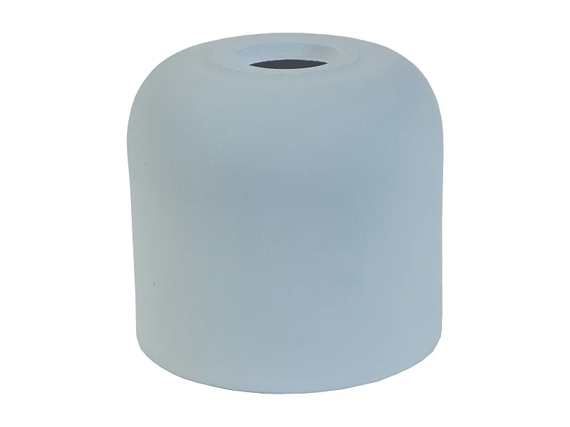 Abat-jour TOSEL ,céramique,Bleu,H12,5xD13,5xP13,5cm