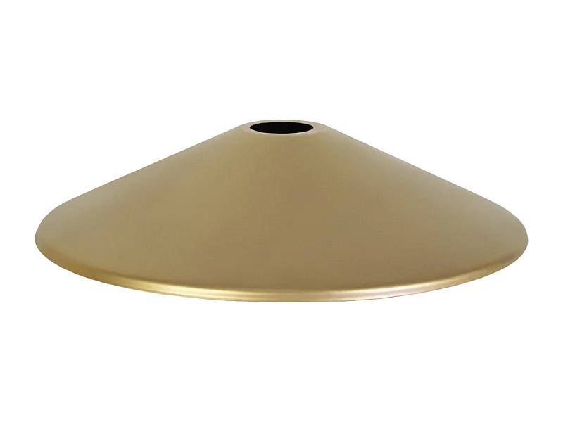 Abajur TOSEL MINGO metal cônico Dourado D31 x H6.8  cm