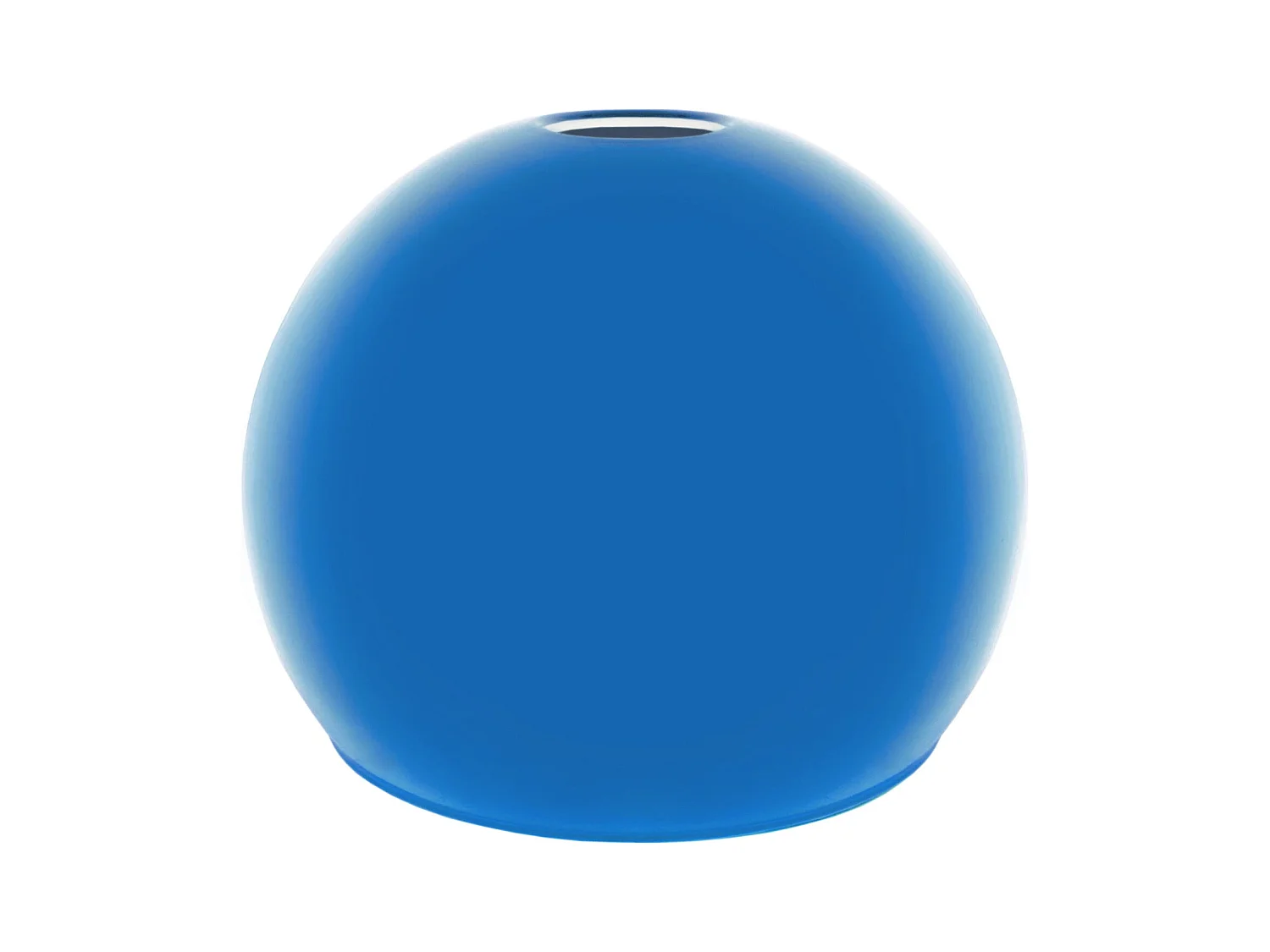 Abat-jour TOSEL ,verre,Bleu,H17xD20xP20cm