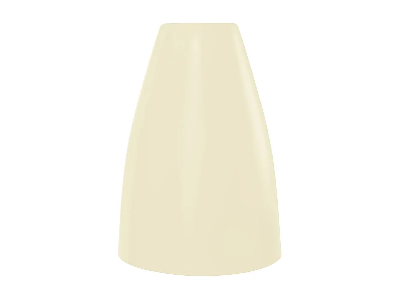 Abat-jour TOSEL ,métal,Beige,H21xD15xP15cm