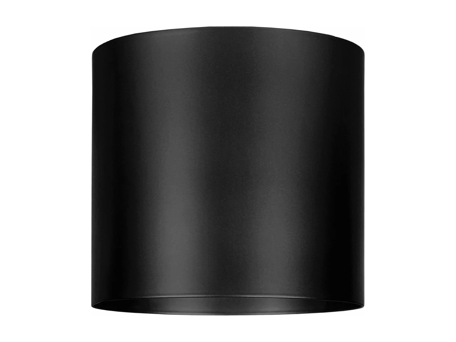 Abajur TOSEL UZIBUZI metal cilindro preto D13,5 x H13,5  cm