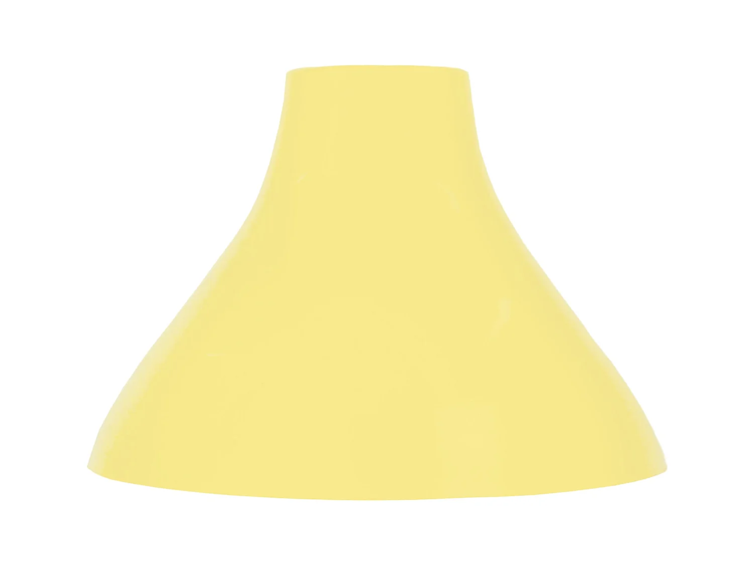 Abat-jour TOSEL ,métal,Jaune ,H19,5xD28xP28cm