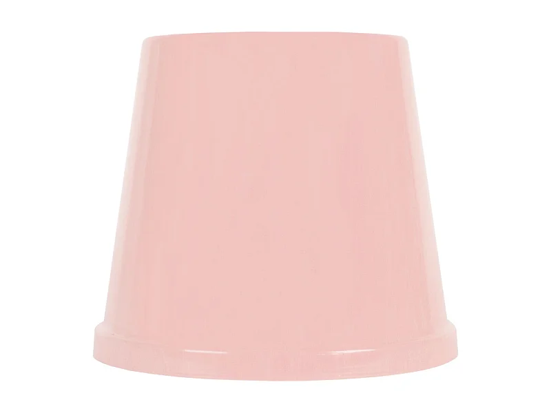 Abajur TOSEL FACTORY metal cone rosa D15 x H14  cm