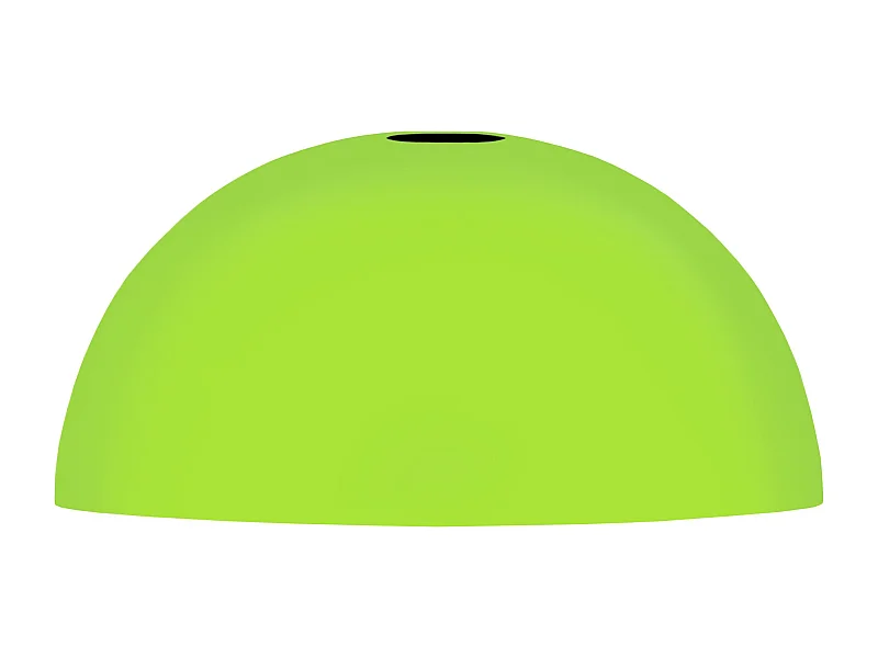 Abajur TOSEL HERBIE metal tigela Verde D29 x H14  cm