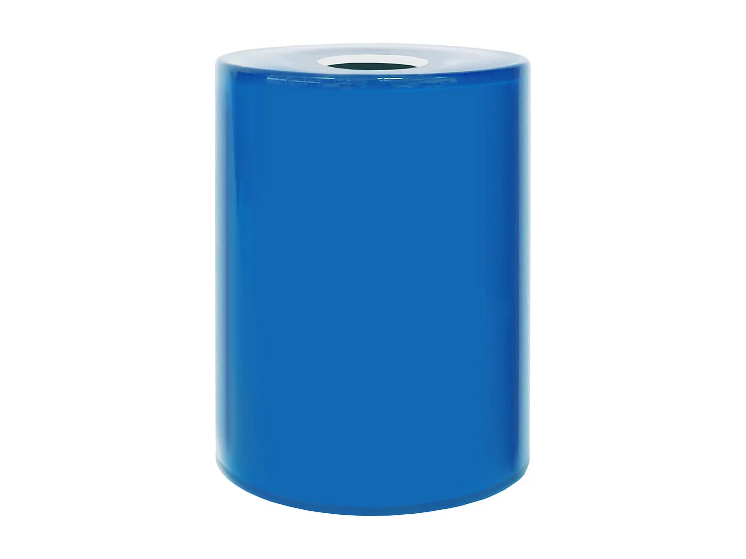 Pantalla TOSEL ,vidrio,Azul ,A15xD12xP12cm