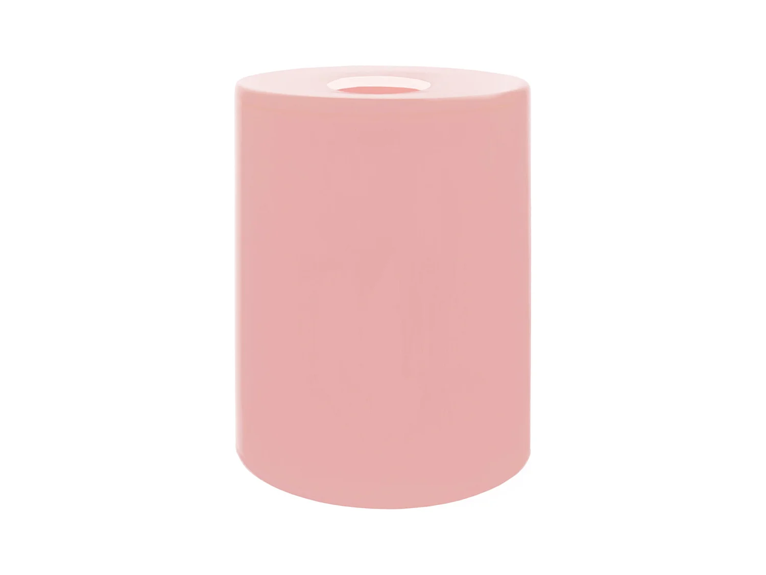 Abat-jour TOSEL ,verre,Rose ,H15xD12xP12cm