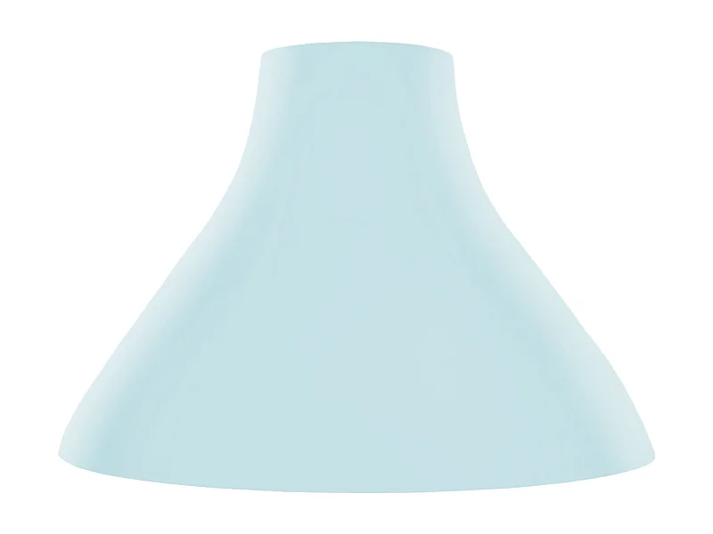 Abat-jour TOSEL ,métal,Bleu,H19,5xD28xP28cm