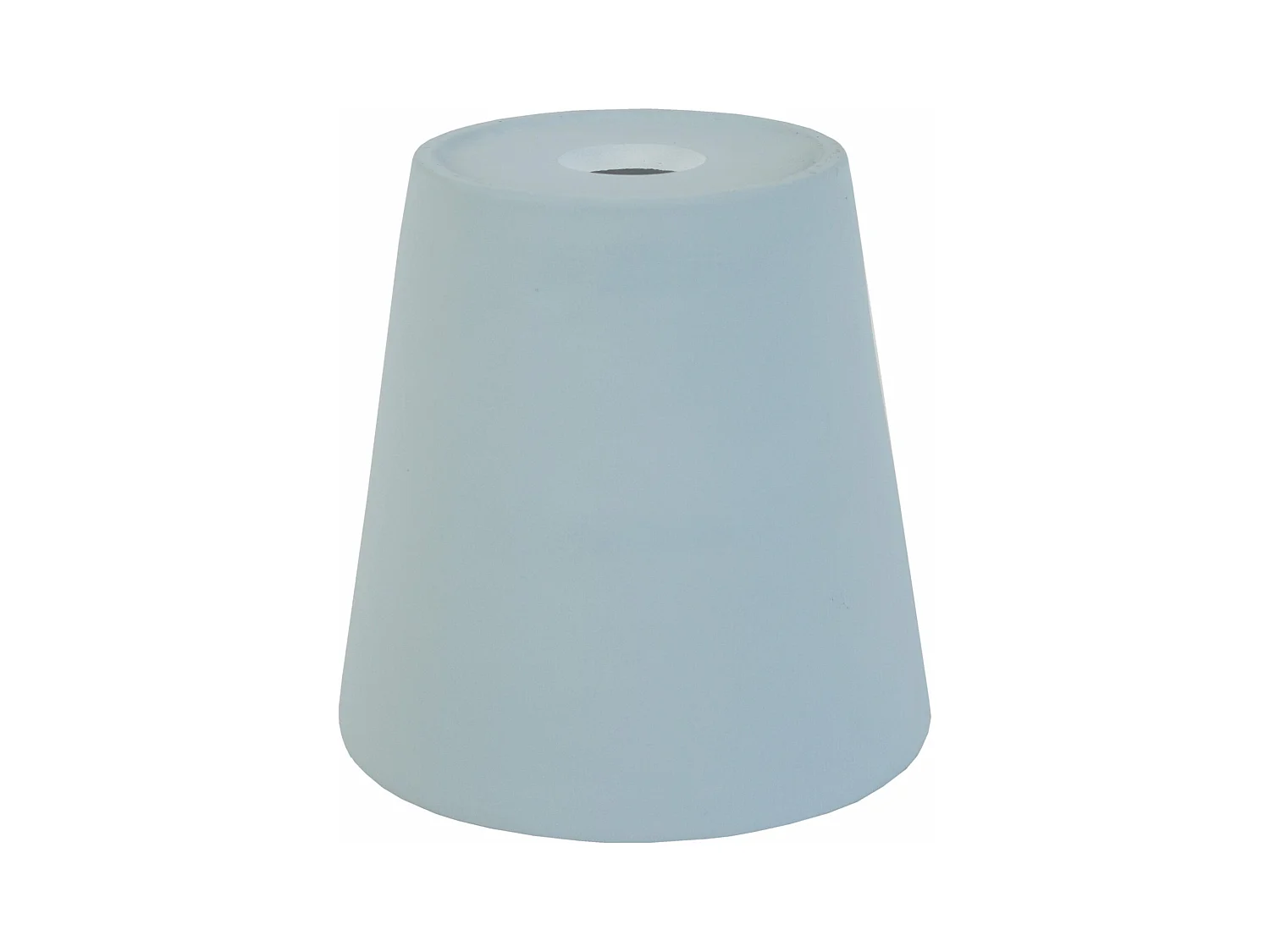 Abat-jour poterie  Bleu 17 cm.