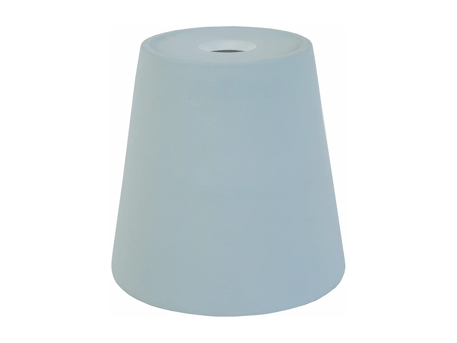 Abajur TOSEL VITRÉ cerâmica cônico azul D18 x  H17  cm