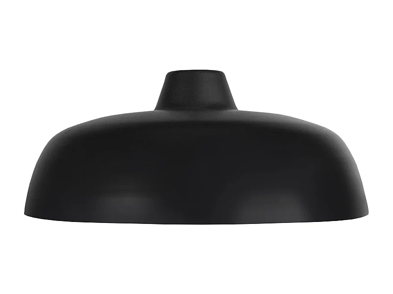 Abajur TOSEL TROG metal cúpula preto D30 x H13.2  cm