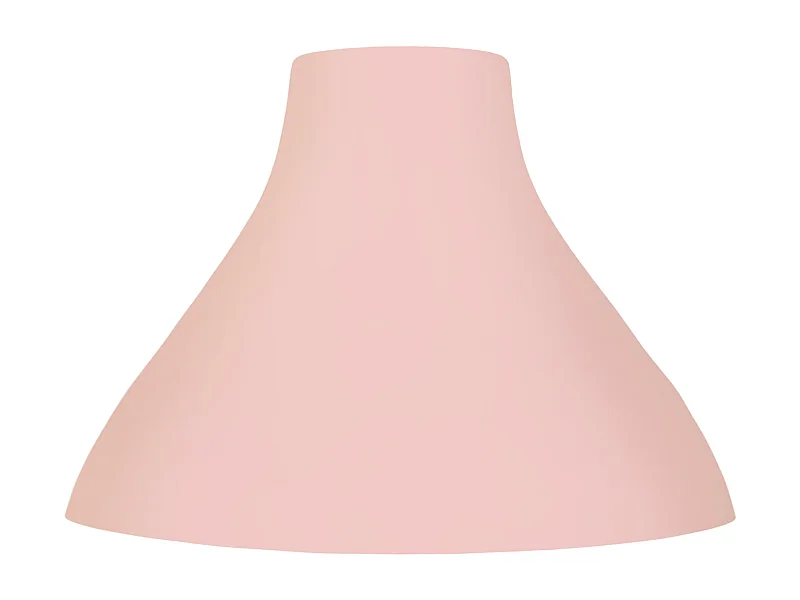 Abat-jour TOSEL ,métal,Rose ,H19,5xD28xP28cm