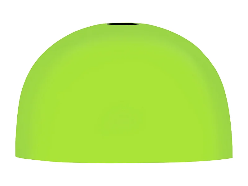 Abat-jour TOSEL ,métal,Vert ,H13xD24xP24cm