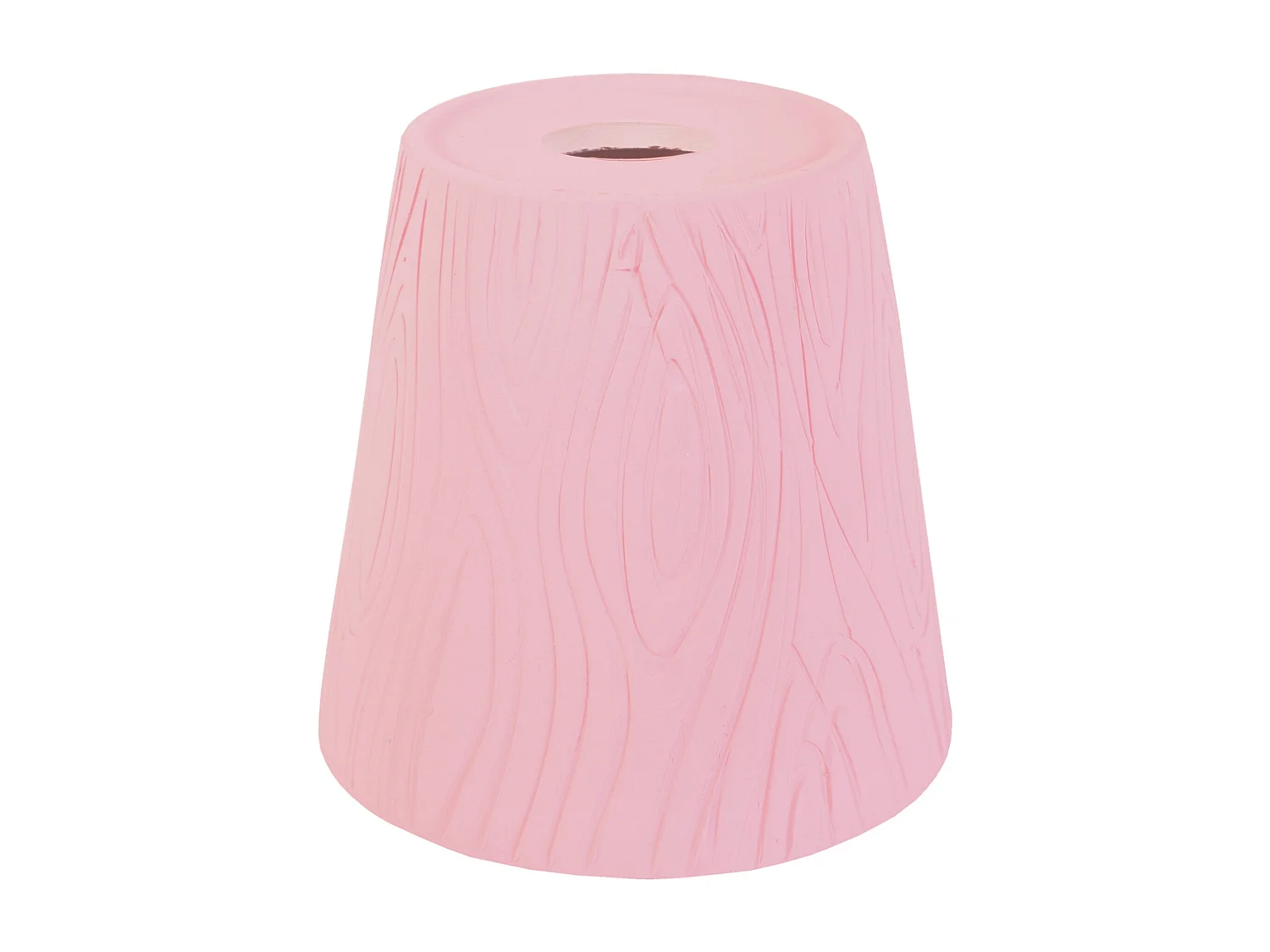 Pantalla TOSEL ,arcilla,Rosa ,A18xD18,5xP18,5cm