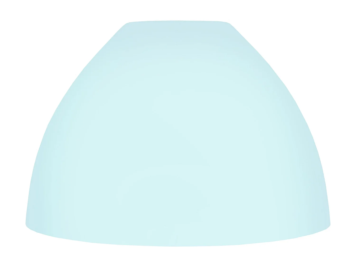 Abajur TOSEL CELICA metal cúpula azul D21 x H14,5  cm