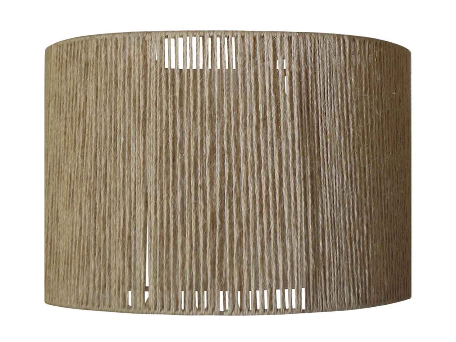 Pantalla TOSEL ,metal, fibra,natural,A12xD22xP22cm