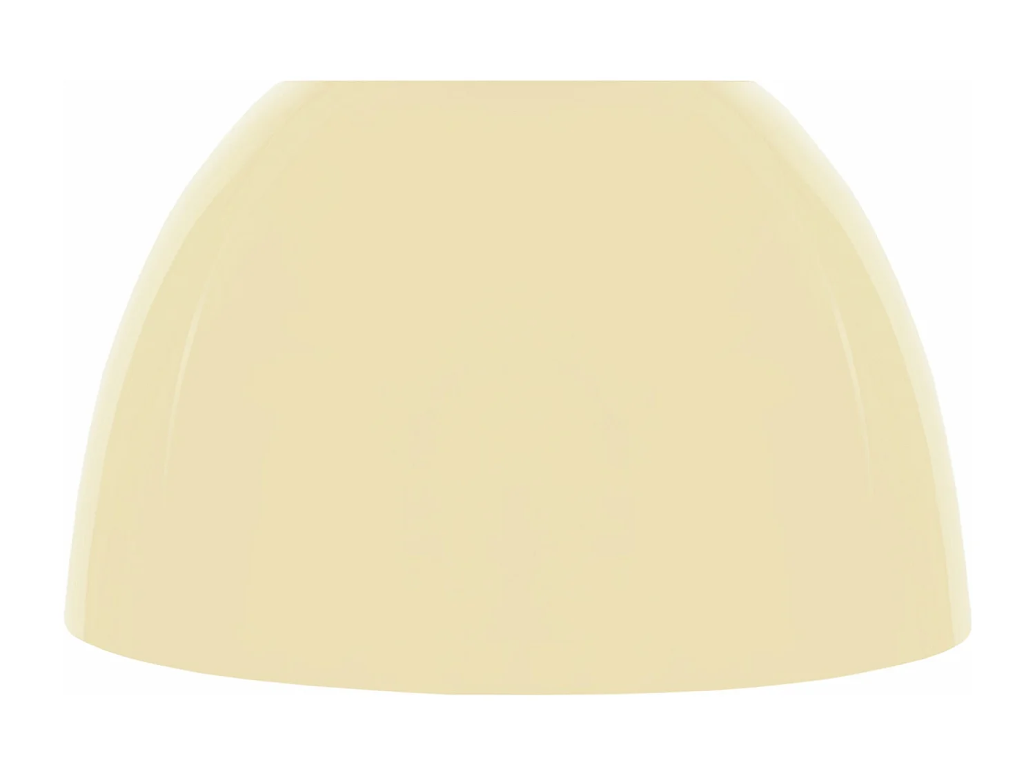 Abat-jour plastique   beige 13 cm.
