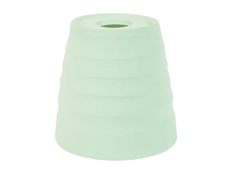 Abat-jour TOSEL ,céramique,Vert ,H16xD16xP16cm