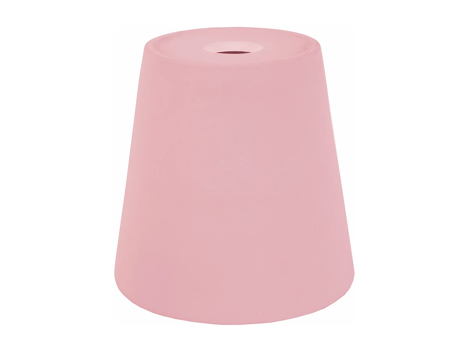 Abajur TOSEL VITRÉ cerâmica cônico rosa D18 x  H17  cm