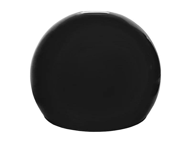 Abajur TOSEL CEDAR vidro globo preto D20 x H17  cm