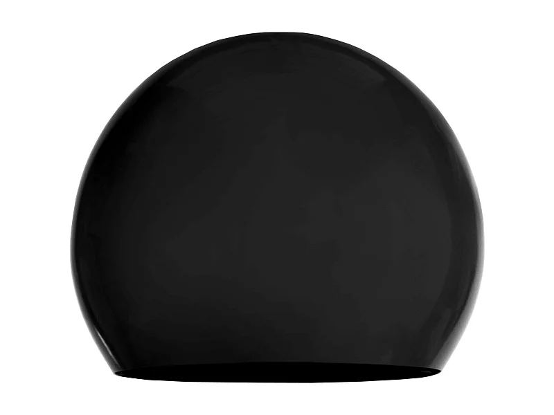 Abajur TOSEL DIG metal globo preto D29 x H26  cm