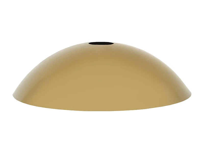 Abajur TOSEL LEO metal cúpula Dourado D29 x H8,5  cm