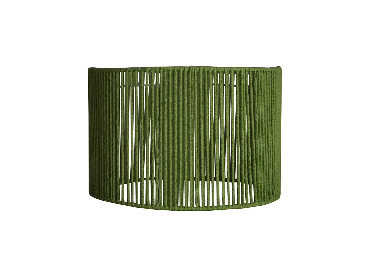 Pantalla TOSEL ,metal, fibra,Verde,A23xD50xP50cm