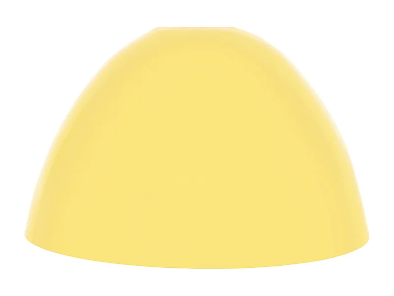 Abat-jour TOSEL ,métal,Jaune ,H15,5xD25xP25cm