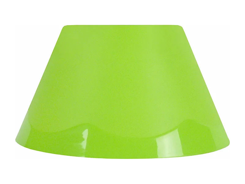 Abajur TOSEL POLYCONE plástico cônico Verde D22 x H12  cm