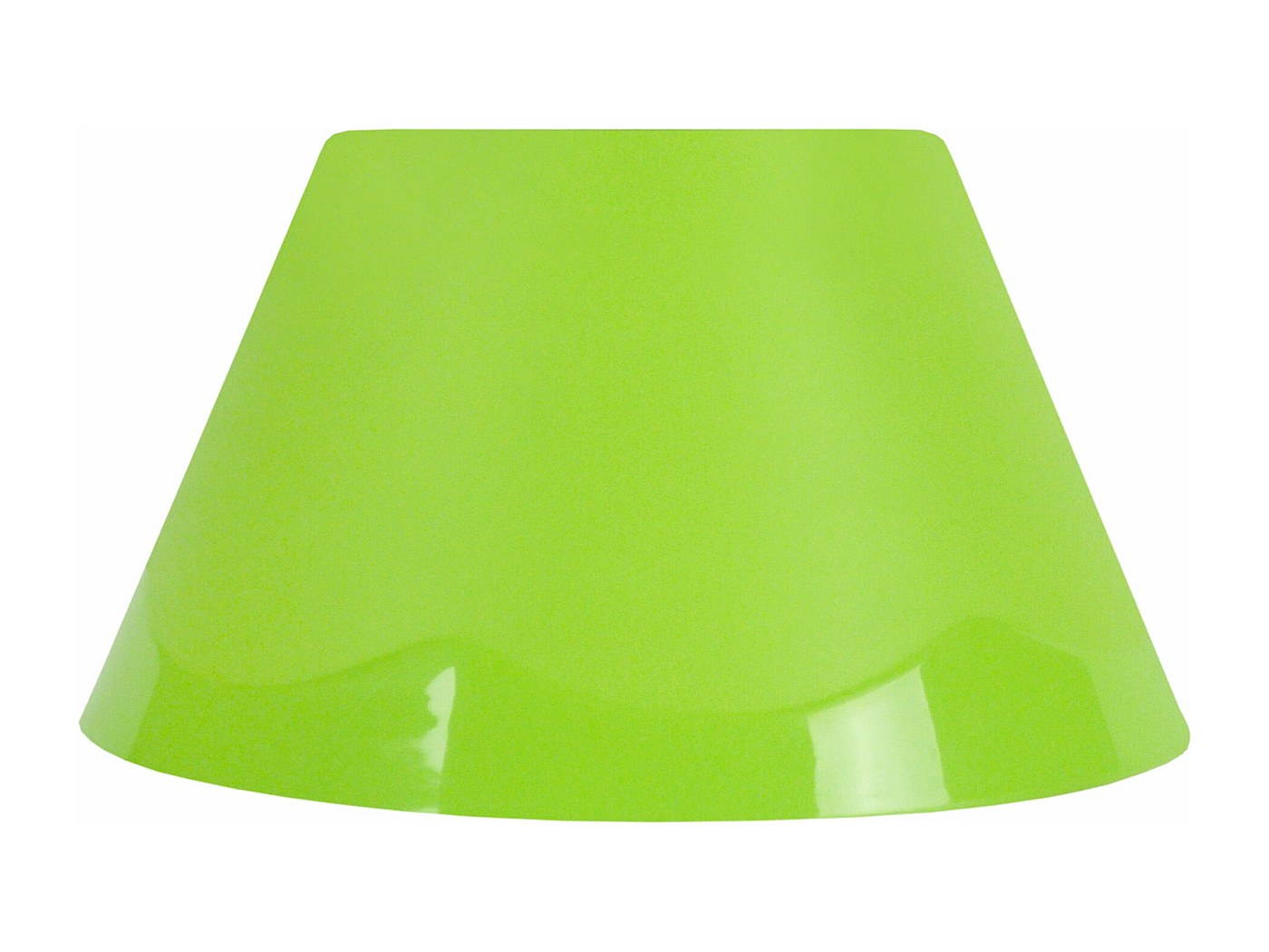 Ancien abat-jour conique en opaline vert émeraude 40s 50s (Gebraucht