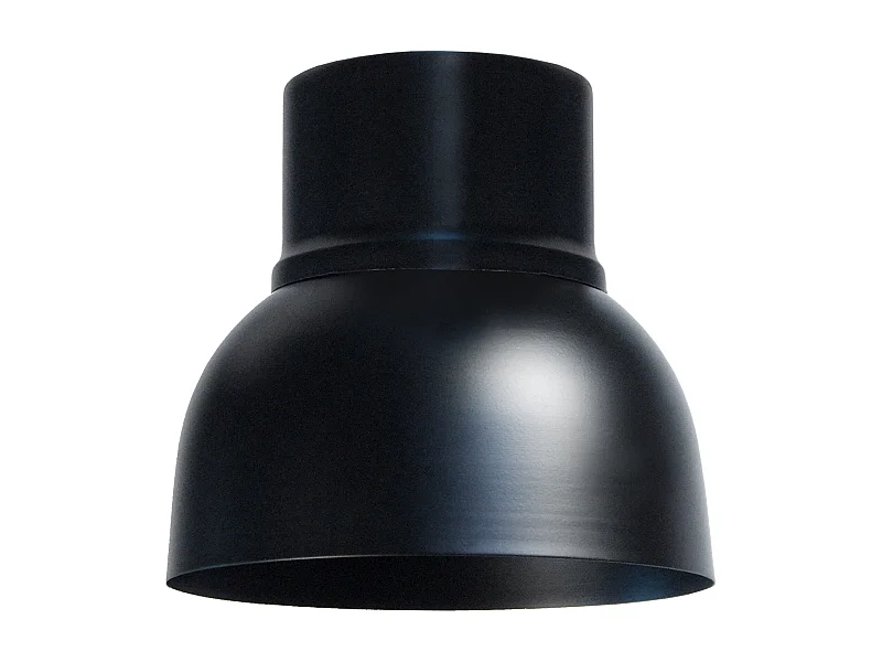 Pantalla TOSEL ,metal,Negro ,A24xD24,5xP24,5cm