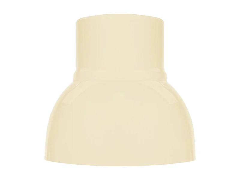 Pantalla TOSEL ,metal,Beige,A24xD24,5xP24,5cm