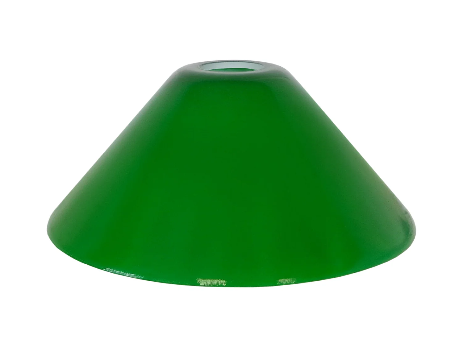 Abat-jour TOSEL ,verre,Vert ,H11,5xD25,5xP25,5cm