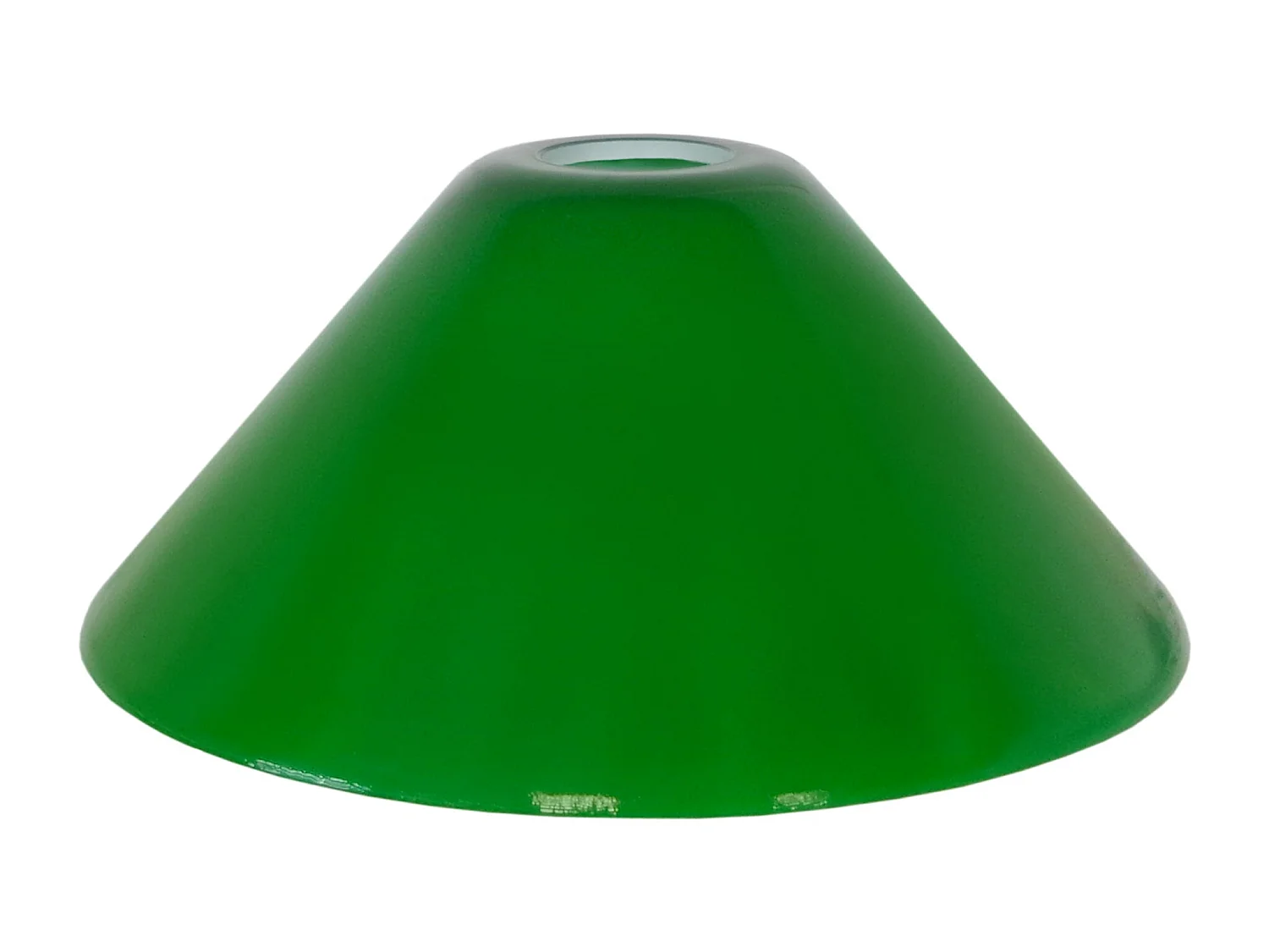 Abajur TOSEL JAYA vidro cônico Verde D25,5 x H11,5  cm