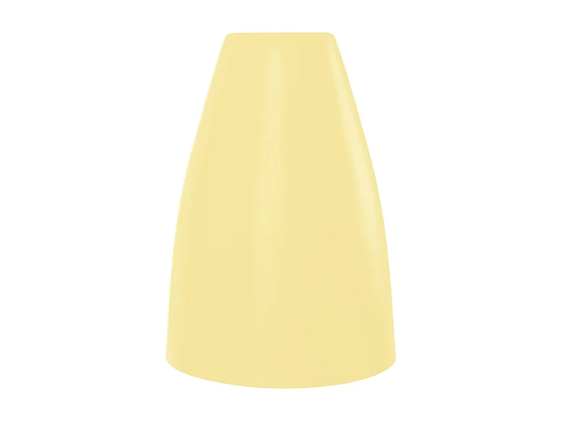 Pantalla TOSEL ,metal,AMARILLO,A21xD15xP15cm