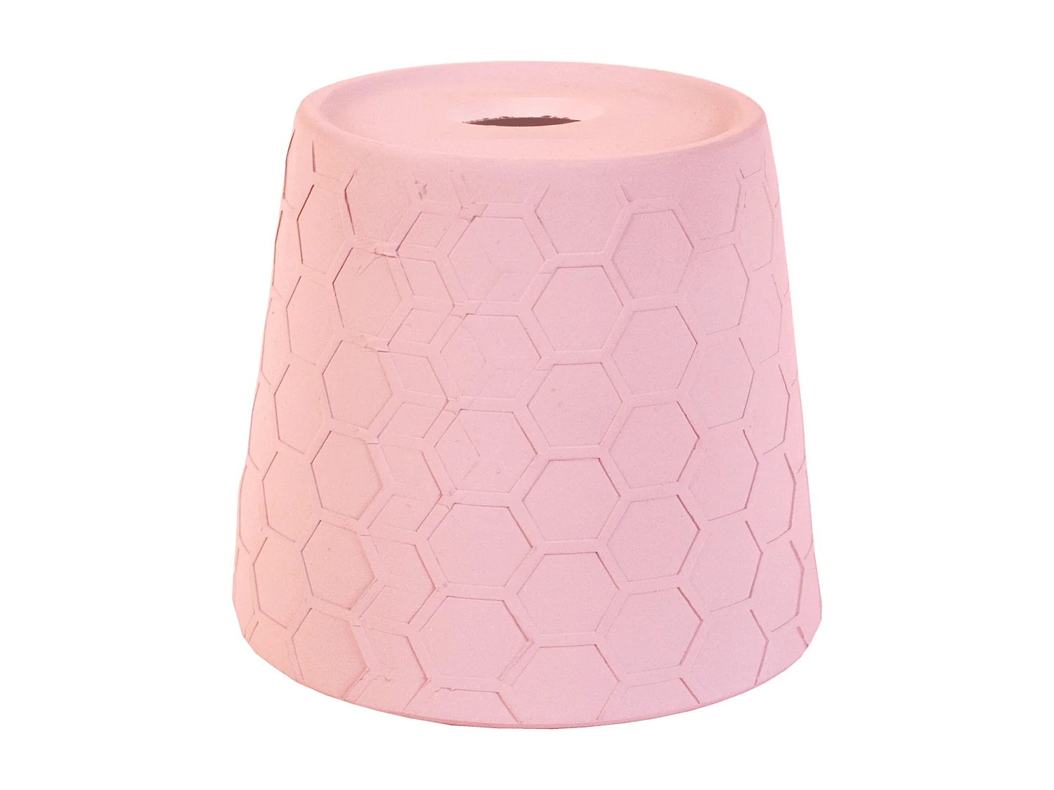 Pantalla TOSEL ,arcilla,Rosa ,A15xD17xP17cm