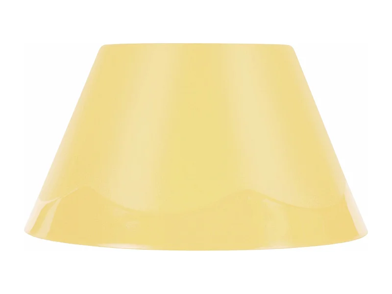 Abat-jour plastique   jaune 12 cm.