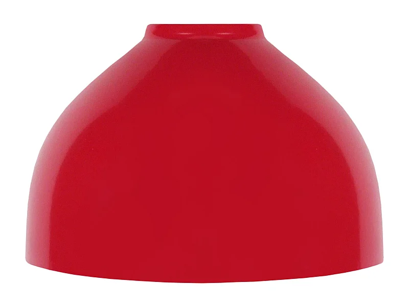Abajur TOSEL DIANE metal cúpula vermelho D23 x H15,5  cm