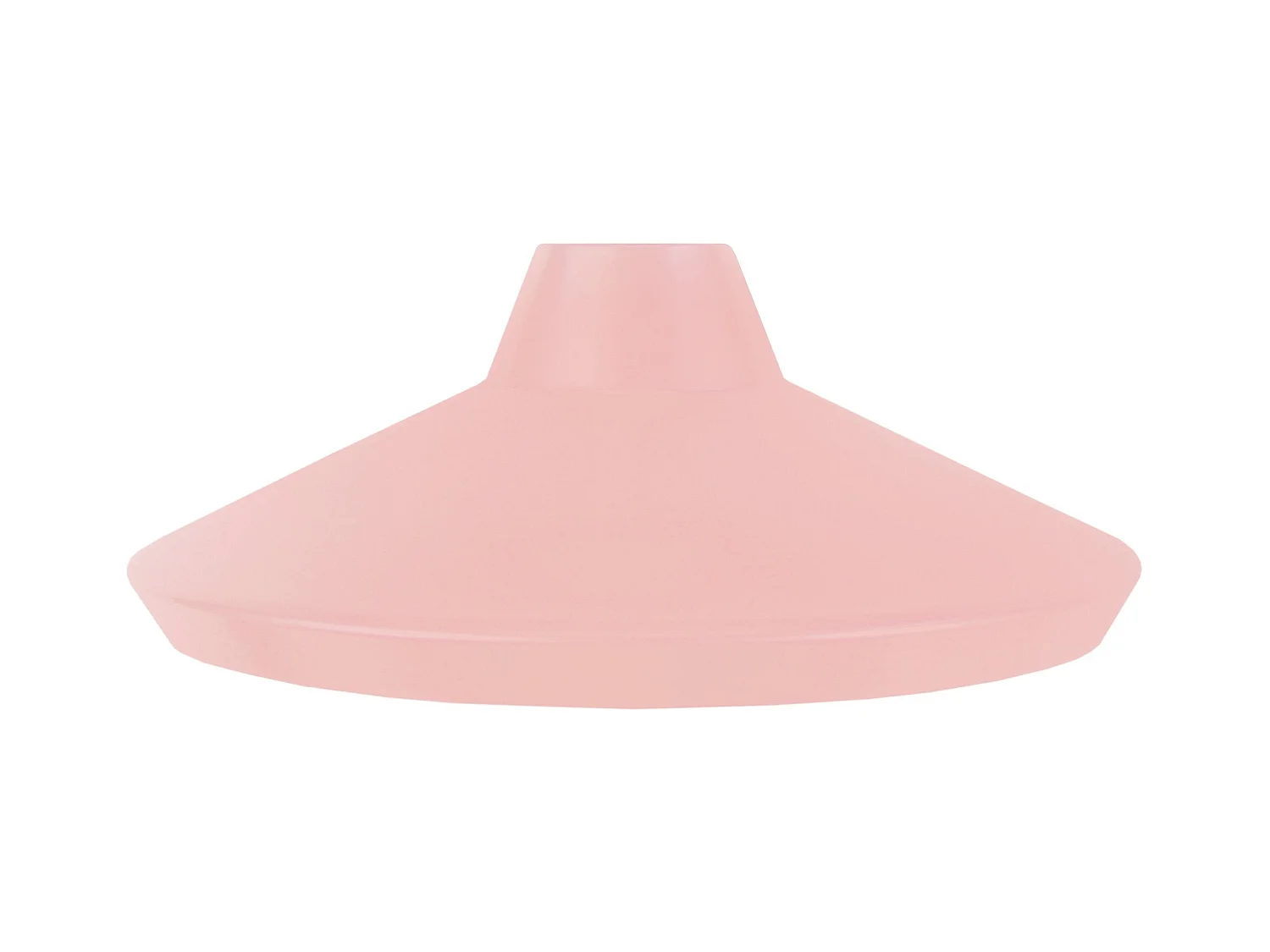 Abat-jour TOSEL ,métal,Rose ,H14xD33xP33cm